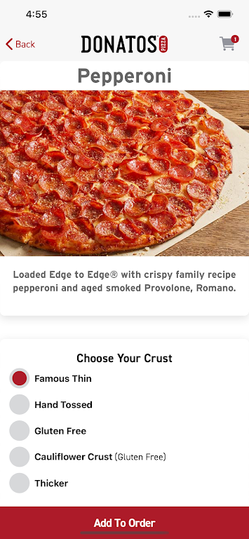 Donatos Pizza Screenshot3