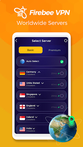 Firebee VPN: Secure & Fast VPN Screenshot2