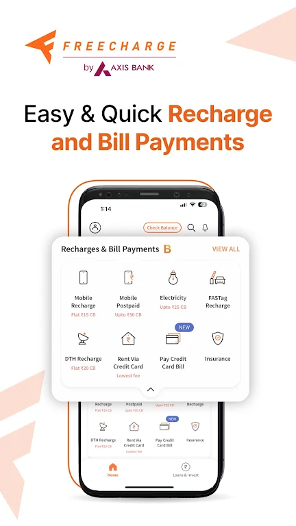 Freecharge UPI & Credit Card Screenshot2