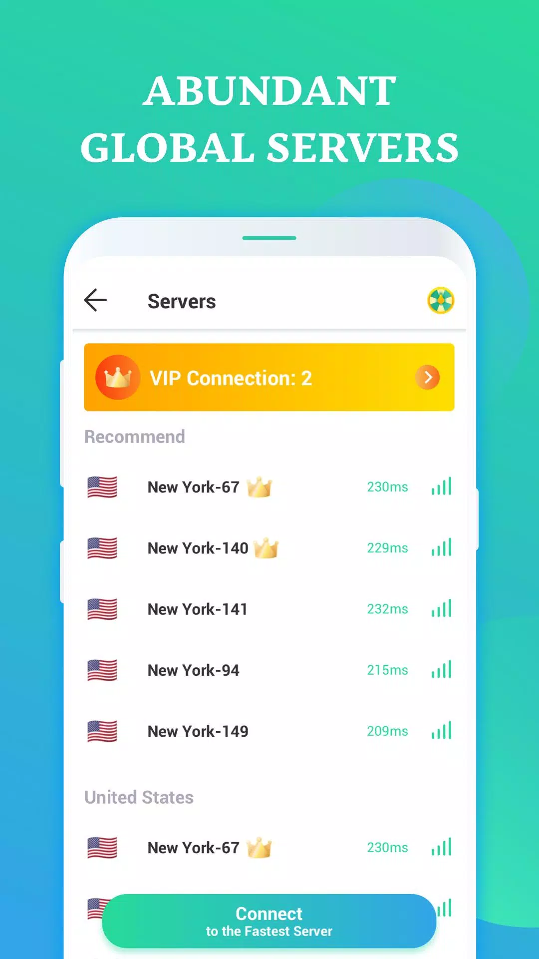 Lightspeed VPN - Fast Speed VPN & Free Screenshot1