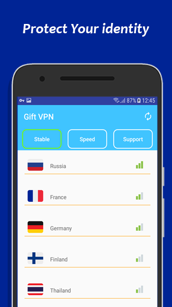 GIFT VPN - Unlimited VPN Screenshot1