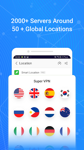 Super VPN- Free,Fast,Secure&Unlimited VPN Proxy Screenshot3