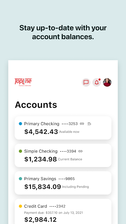 TopLine Financial Credit Union Screenshot2