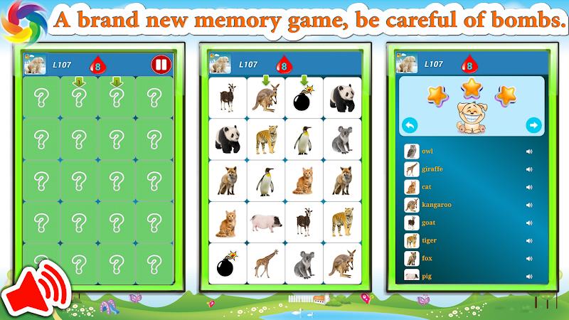 Memory match game Screenshot1