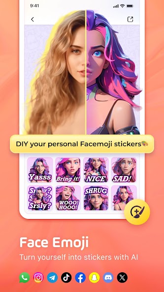 Facemoji AI Emoji Keyboard Mod Screenshot4