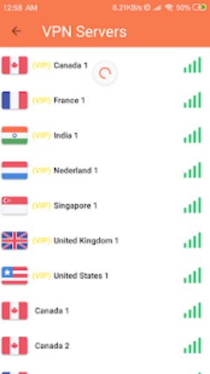 Turbo VPN proxy-A Fast Unlimited Free VPN Proxy Screenshot1