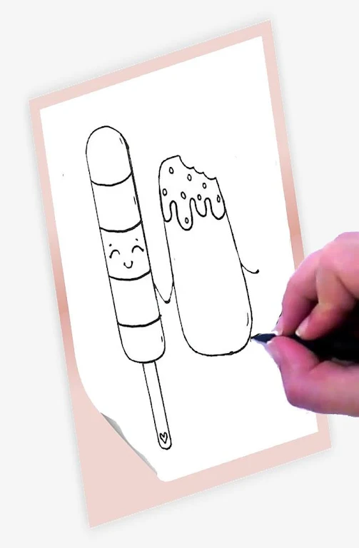 How To Draw a Popsicle ice cream Screenshot4