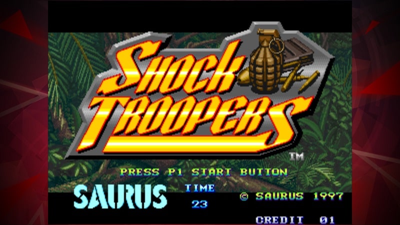 SHOCK TROOPERS ACA NEOGEO Screenshot1