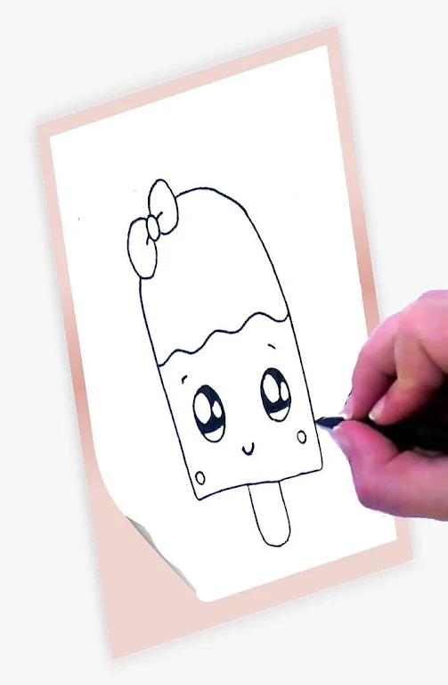 How To Draw a Popsicle ice cream Screenshot2