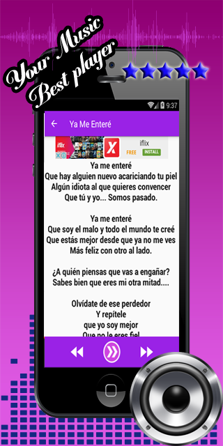 Reik Ya Me Entere Musica Screenshot3
