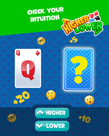 Higher or Lower card game Screenshot1