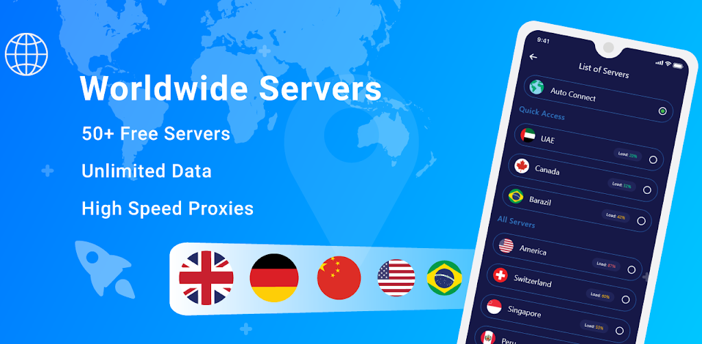 OLOW LITE VPN - UNLIMITED FREE VPN PROXY Screenshot3