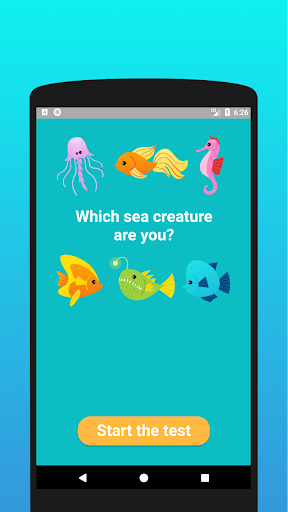 Which sea creature are you? Test Screenshot2