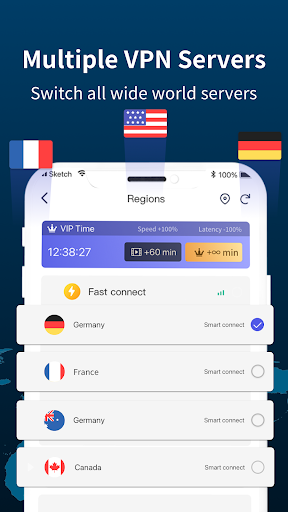 TikVPN Lite: Fast, Security Screenshot1