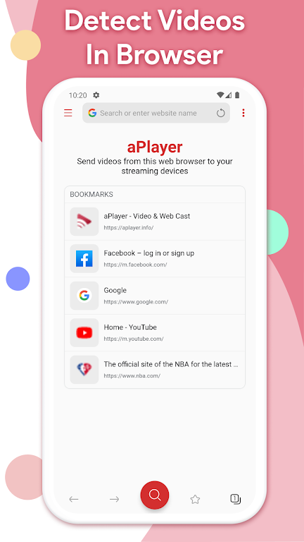 aPlayer - Video Play, Web Cast Screenshot1