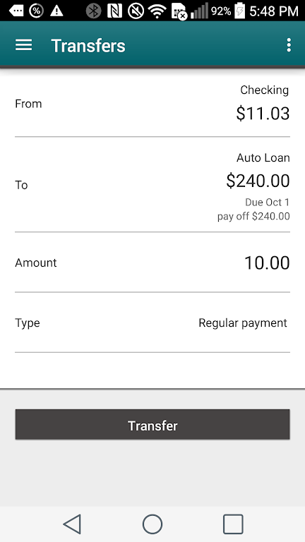 IAA Credit Union Mobile Screenshot3