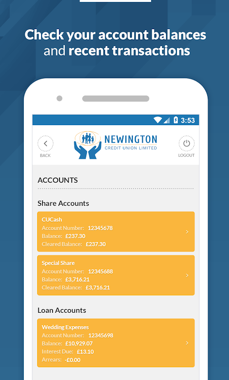 Newington Credit Union Screenshot2