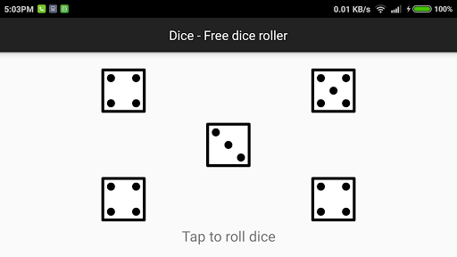 Dice - A free dice roller Screenshot2