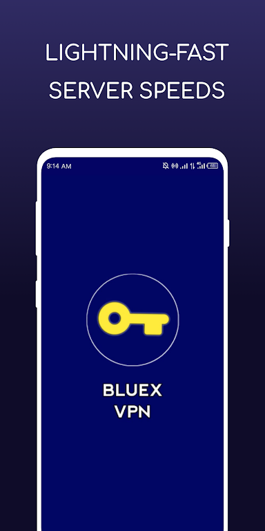 BlueX VPN - Fast & Secure Screenshot1