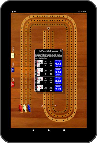 Cribbage Pegboard Screenshot2