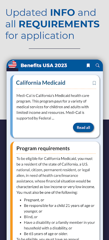 Find benefits in USA 2023 Screenshot3