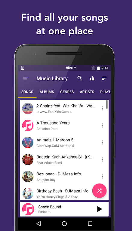 Tune Music Player : MP3 Player Screenshot1