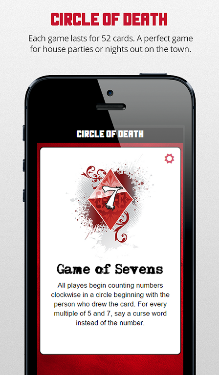 Circle of Death Drinking Game Screenshot4