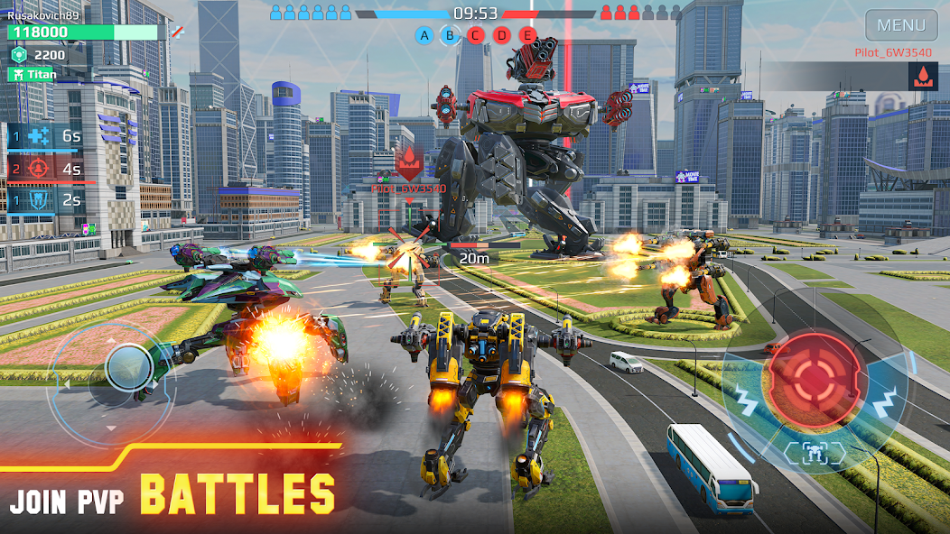 War Robots Multiplayer Battles Mod Screenshot1