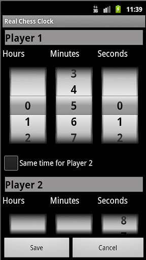 Real Chess Clock Screenshot1