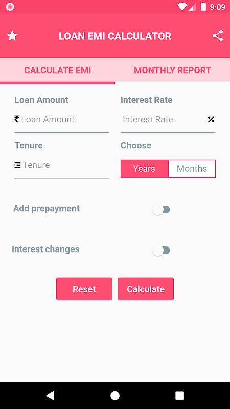 Loan Repayment Interest Statement Calculator Screenshot3