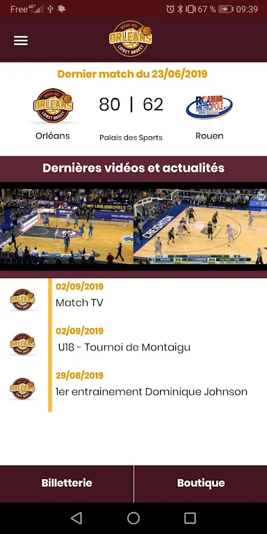 Orléans Loiret Basket - OLB Screenshot2