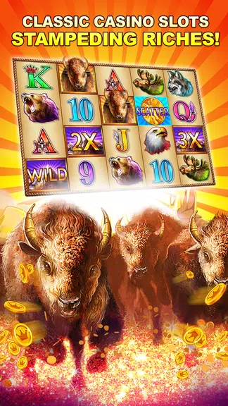 Buffalo Stampede Casino Slot Screenshot1