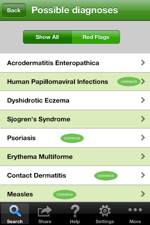 Isabel Symptom Checker Screenshot2