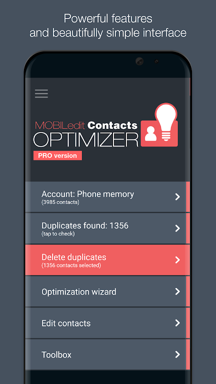 Contacts Optimizer Mod Screenshot1