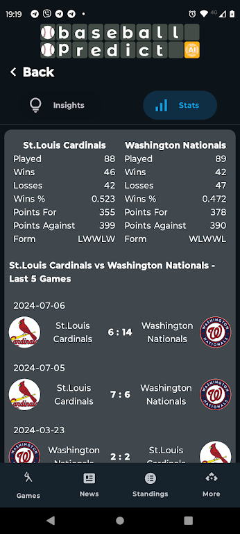 Baseball Predicts Screenshot3