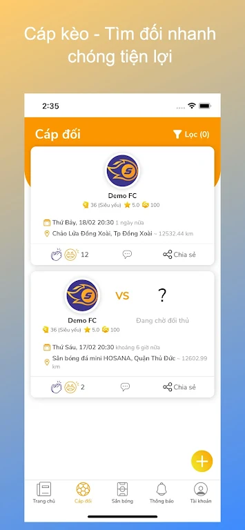 Sporta - Cộng đồng bóng đá Screenshot2