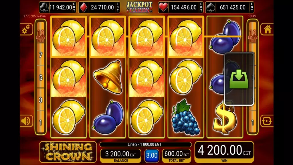 Shining Crown Slot Screenshot4