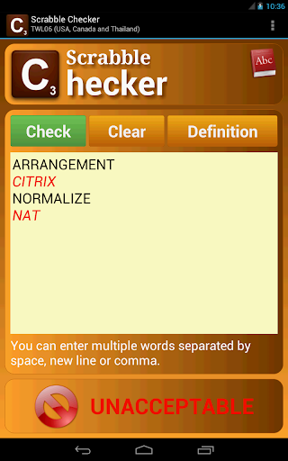 Scrabble Checker Screenshot4