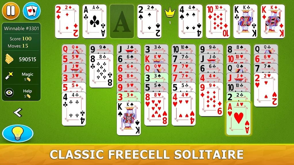 FreeCell Solitaire - Card Game Screenshot1