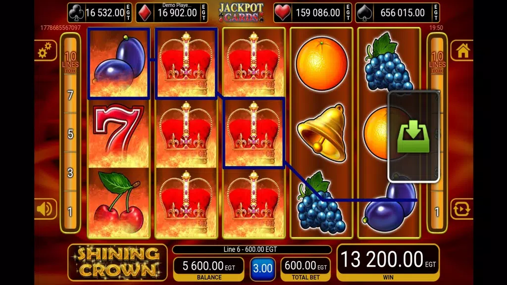 Shining Crown Slot Screenshot1