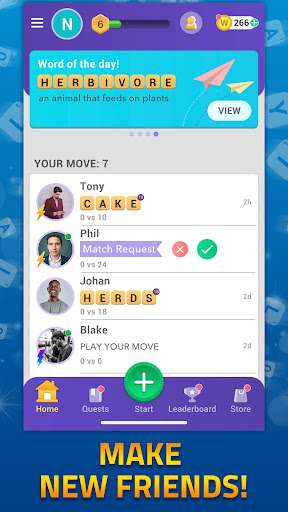 Word Wars - Online word scramble board games Screenshot2