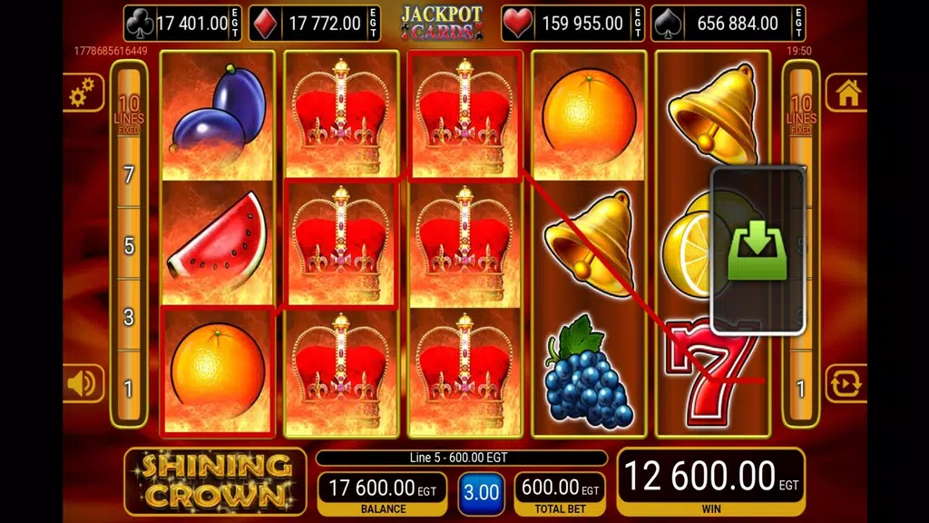 Shining Crown Slot Screenshot2