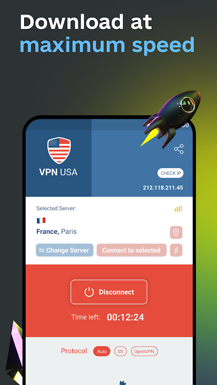 USA VPN - Get free USA IP Screenshot1