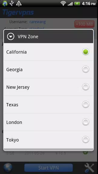 Tigervpns Vpn Client (Root) Screenshot4
