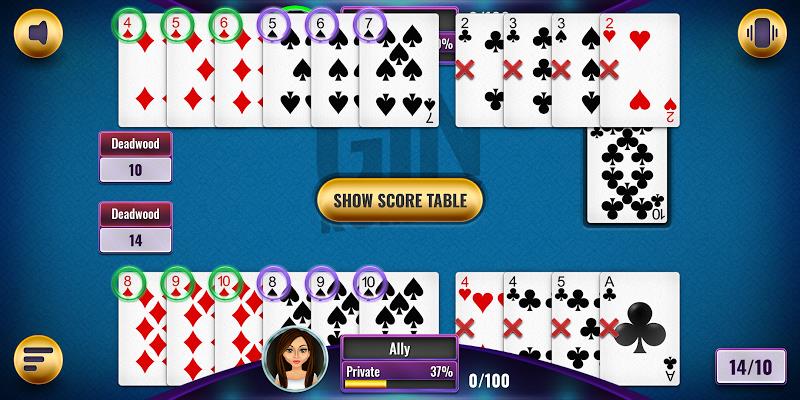 Gin Rummy Screenshot1