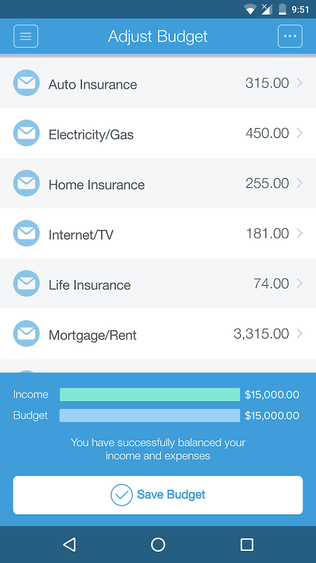 Mvelopes Budget App Screenshot3