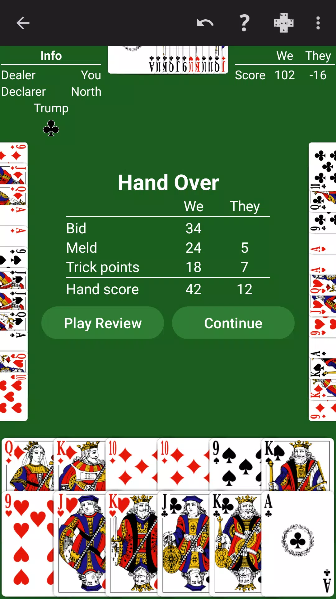 Pinochle by NeuralPlay Screenshot3