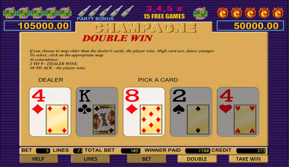 Champagne Slot Screenshot3