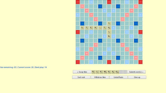 Scrabble Solitaire Screenshot1