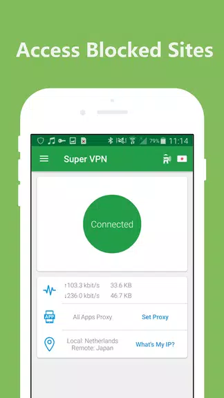 Hotspot VPN - Super Free VPN Unlimited Proxy Screenshot1